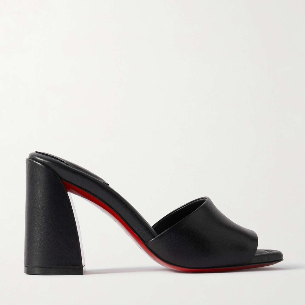 New CHRISTIAN LOUBOUTIN Jane leather mules 39.5 $885 - Picture 3 of 16
